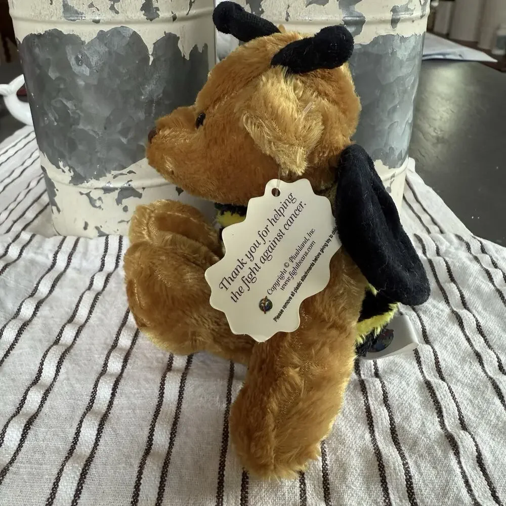 Plushland Licensed Plush Teddy Bear Beanie‎ Bumblebee Outfit AR442 NWT